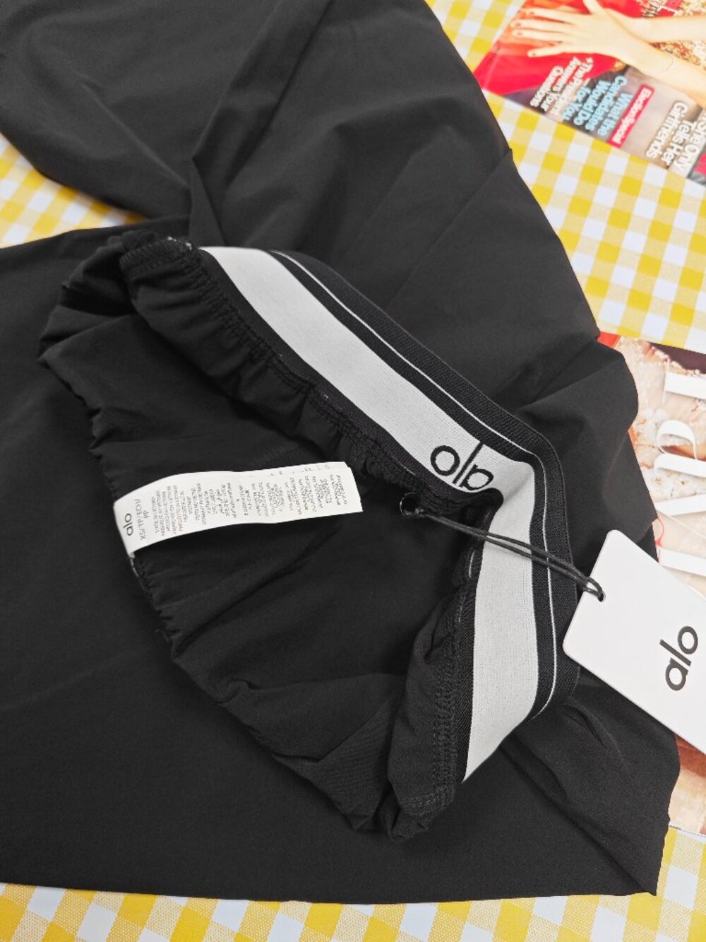 🥑NWT ALO Yoga Suit Up Trouser Black🥰Women's Versatile Wide Leg Pants (Regular） - Picture 4 of 8